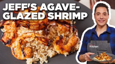 Jeff Mauro's Agave-Glazed Shrimp | Food Network