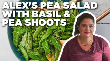 Alex Guarnaschelli's Pea Salad with Basil and Pea Shoots | Food Network