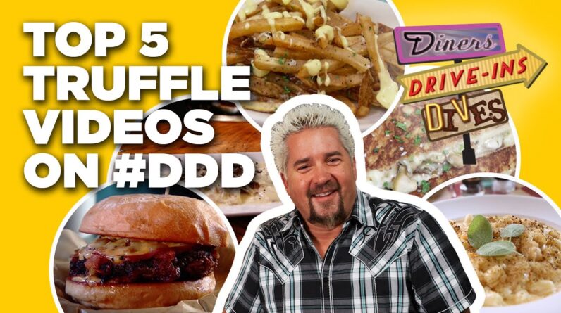Top 5 #DDD Truffle Videos of All Time with Guy Fieri | Diners, Drive-Ins, and Dives | Food Network