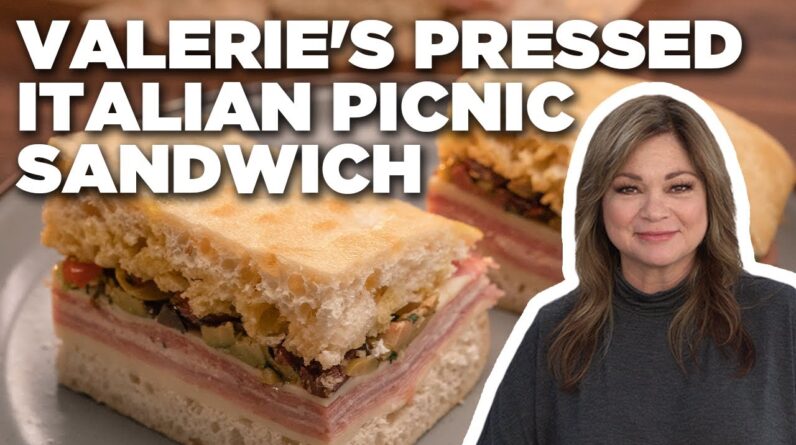 Valerie Bertinelli's Pressed Italian Picnic Sandwich with Olive Relish | Food Network