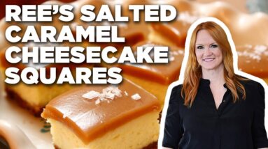 Ree Drummond's Salted Caramel Cheesecake Squares | The Pioneer Woman | Food Network