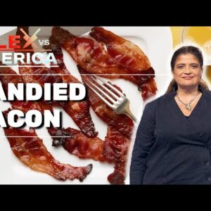 Prep School with Alex Guarnaschelli: Candied Bacon | Alex vs. America | Food Network