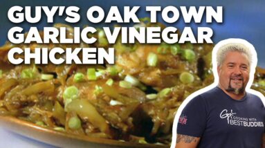 Guy Fieri's Oak Town Garlic Vinegar Chicken (THROWBACK) | Guy's Big Bite | Food Network
