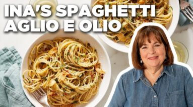Ina Garten's 5-Star Spaghetti Aglio e Olio | Barefoot Contessa | Food Network