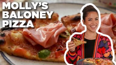 Molly Yeh's Baloney Pizza | Girl Meets Farm | Food Network