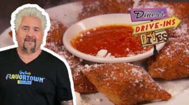 Guy Fieri Eats Toasted Ravioli in Saint Louis | Diners, Drive-Ins and Dives | Food Network