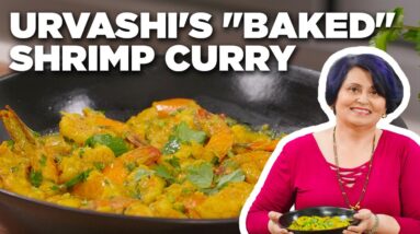 Urvashi Pitre's "Baked" Shrimp Curry in the Air Fryer | Food Network