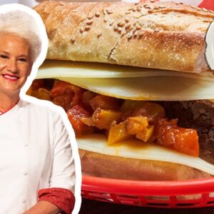 Anne Burrell's Pork and Red Wine Fennel Sausage Sandwich | Worst Cooks in America | Food Network