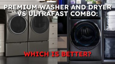 GE Profile UltraFast Combo vs a Regular GE Washer and Dryer
