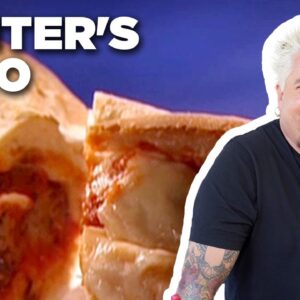 Guy Fieri Makes a Hero Sandwich with His Son Hunter (THROWBACK) | Guy's Big Bite | Food Network