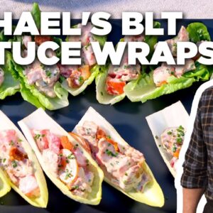 Michael Symon's BLT Lettuce Wraps | Symon Dinner's Cooking Out | Food Network