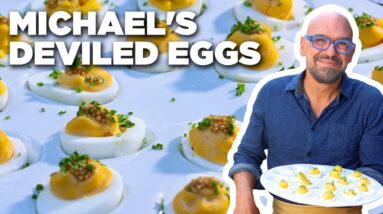 Michael Symon's Deviled Eggs | Symon Dinner's Cooking Out | Food Network
