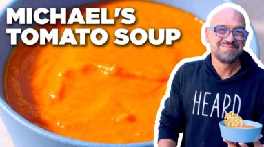 Michael Symon's Tomato Soup | Symon Dinner's Cooking Out | Food Network