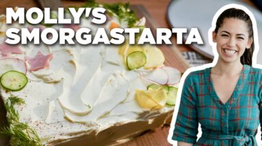 Molly Yeh's Smorgastarta (Sandwich Cake) | Girl Meets Farm | Food Network