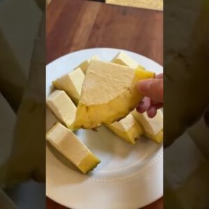 No-Churn Pineapple Ice Cream Slices | Food Network