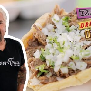 Guy Fieri Eats at Tacos y Birria La Unica in LA | Diners, Drive-Ins and Dives | Food Network