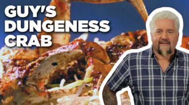 Guy Fieri's Dungeness Crab with Black Bean Garlic Sauce | Guy's Big Bite | Food Network