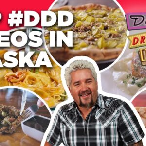 Top 5 #DDD Videos in Alaska with Guy Fieri | Diners, Drive-Ins and Dives | Food Network