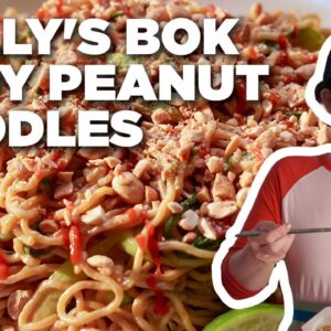 Molly Yeh's Bok Choy Peanut Noodles | Girl Meets Farm | Food Network