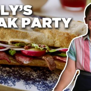Molly Yeh's Steak Party Sub | Girl Meets Farm | Food Network