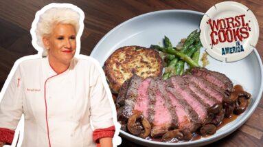 Anne Burrell's Spice Rubbed Flat Iron | Worst Cooks in America | Food Network