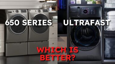 NEW ***GE Profile UltraFast Combo vs a Regular GE Washer and Dryer***  NEW