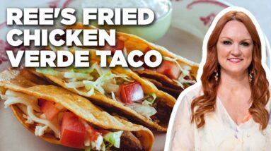 Ree Drummond's Fried Chicken Verde Tacos | The Pioneer Woman | Food Network