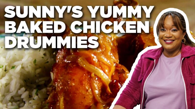 Sunny Anderson's Baked Chicken Drummies | Cooking for Real | Food Network