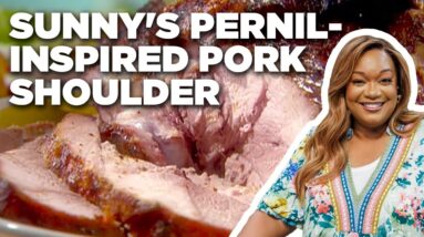 Sunny Anderson's Pernil-Inspired Pork Shoulder | Cooking for Real | Food Network