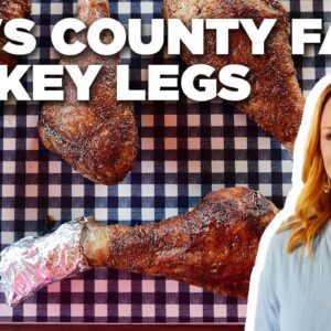 Ree Drummond's County Fair Turkey Legs with BBQ Sauce | The Pioneer Woman | Food Network