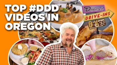 Top 5 #DDD Videos in Oregon with Guy Fieri | Diners, Drive-Ins and Dives | Food Network