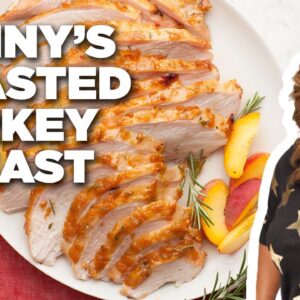 Sunny Anderson's 5-Star Roasted Turkey Breast with Peach Glaze | Cooking for Real | Food Network