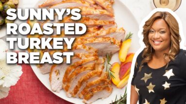Sunny Anderson's 5-Star Roasted Turkey Breast with Peach Glaze | Cooking for Real | Food Network