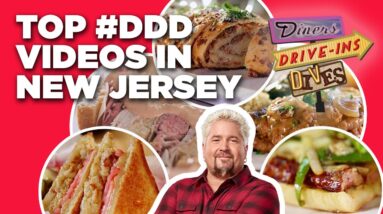 Top 5 #DDD Videos in New Jersey with Guy Fieri | Diners, Drive-Ins and Dives | Food Network
