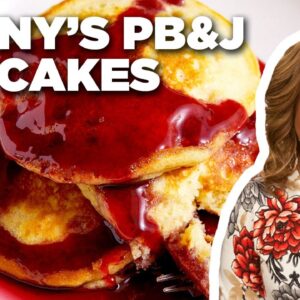 Sunny Anderson's PB and J Pancakes | Cooking for Real | Food Network