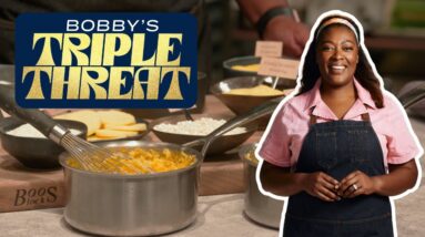 Tiffany Derry Talks Grits vs. Polenta | Bobby's Triple Threat | Food Network