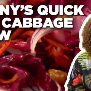 Sunny Anderson's Quick 5-Star Red Cabbage Slaw | Cooking for Real | Food Network
