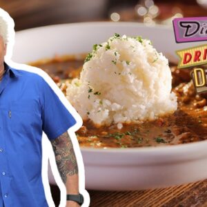 Guy Fieri Eats Gumbo & Étouffée at a L.A. Creole Spot | Diners, Drive-Ins and Dives | Food Network