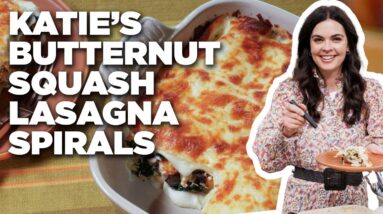 Katie Lee Biegel's Butternut Squash and Kale Lasagna Spirals | The Kitchen | Food Network