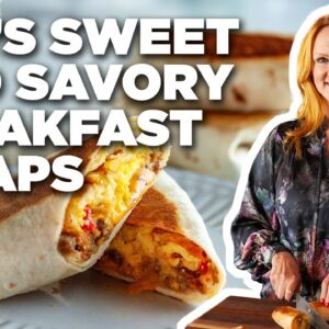 Ree Drummond's Freezer-Friendly Sweet and Savory Breakfast Wraps | The Pioneer Woman | Food Network