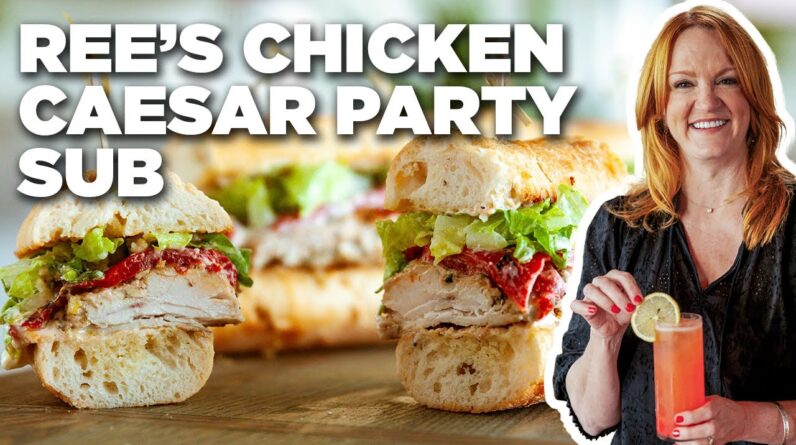 Ree Drummond's Chicken Caesar Party Sub | The Pioneer Woman | Food Network