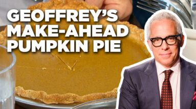Geoffrey Zakarian's Make-Ahead Pumpkin Pie for Thanksgiving | The Kitchen | Food Network