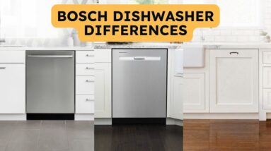 Differences in the Bosch 100, 300, 500, 800, and Benchmark Dishwashers: Recommendations for 2024