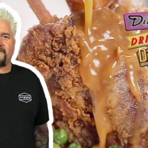 Guy Fieri Eat a Wagyu Dip & Fall-Off-the-BONE Pork | Diners, Drive-Ins and Dives | Food Network
