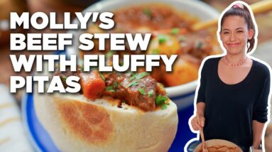 Molly Yeh's Beef Stew with Fluffy Pitas | Girl Meets Farm | Food Network