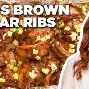 Ree Drummond's Brown Sugar Ribs with Pineapple Relish | The Pioneer Woman | Food Network