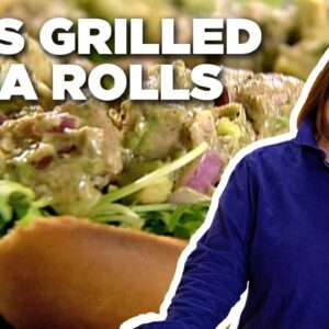 Ina Garten's 5-Star Grilled Tuna Wasabi Rolls | Barefoot Contessa | Food Network