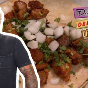 Guy Goes WILD for Carne Adovada Tacos & Shrimp Burrito | Diners, Drive-Ins and Dives | Food Network