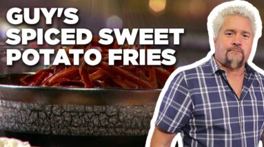 Guy Fieri's Spiced Sweet Potato Fries | Guy's Big Bite | Food Network