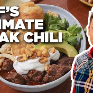 Jeff Mauro's Ultimate Steak Chili | The Kitchen | Food Network
